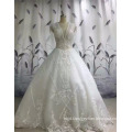 2017 Trendy Design Tassel Sleeve Beaded Ball Gown Wedding Dress